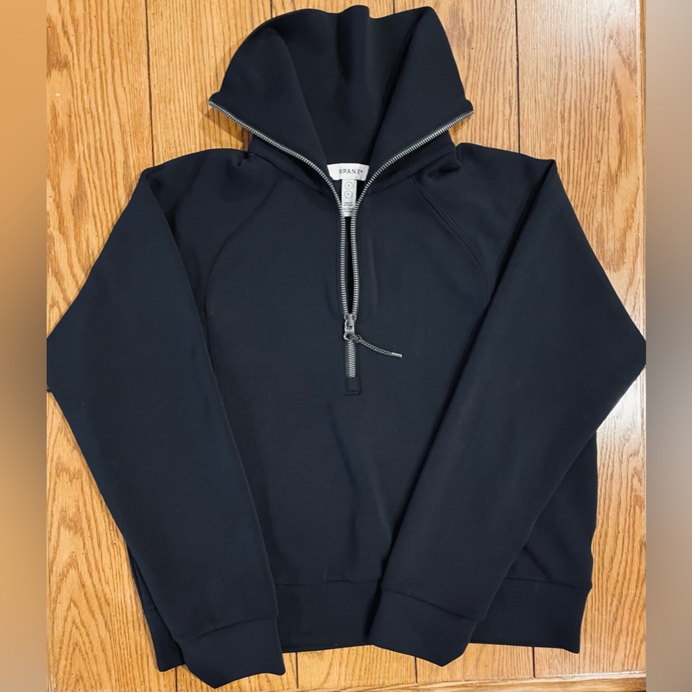 SPANX AirEssentials 1/2 Half Zip Pullover, black … - image 2
